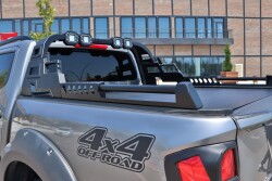 Isuzu D-Max Off Road Metal Işıklı Rollbar 2012-2021 AQM-X10 - 1