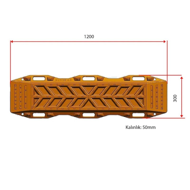 Roxform Turuncu Kum Çamur Kar Paleti Büyük 2'li Takım 120x30cm - 3