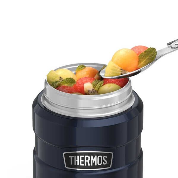 Thermos Sk3000 King Çelik Yemek Termosu 0,47lt Midnight Blue 101470-AK - 3