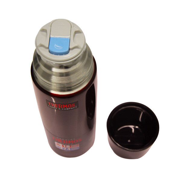 THERMOS TERMOS FBB-750 LIGHT & COMPACT 0.75L MIDNIGHT RED KAMP TERMOSU 186879 - 4