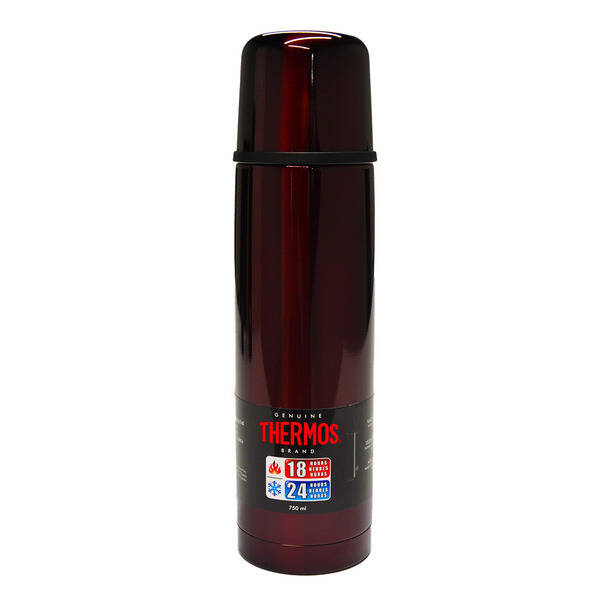 THERMOS TERMOS FBB-750 LIGHT & COMPACT 0.75L MIDNIGHT RED KAMP TERMOSU 186879 - 3