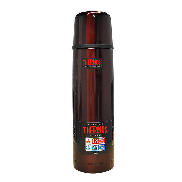 THERMOS TERMOS FBB-750 LIGHT & COMPACT 0.75L MIDNIGHT RED KAMP TERMOSU 186879 - 1