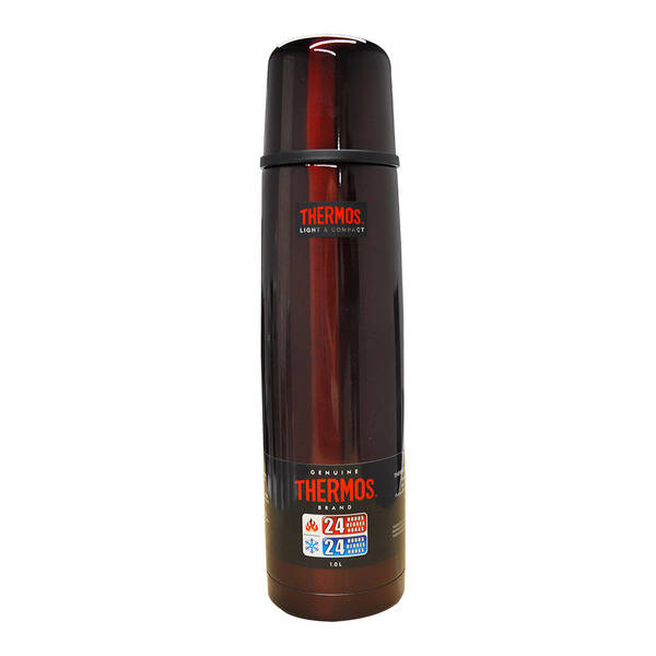 THERMOS TERMOS FBB-1000 LIGHT & COMPACT 1L MIDNIGHT RED KAMP TERMOSU 185199 - 1