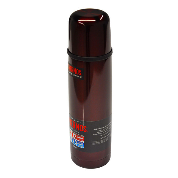 THERMOS TERMOS FBB-500 LIGHT & COMPACT 0,50L MIDNIGHT RED KAMP TERMOSU 185298 - 3