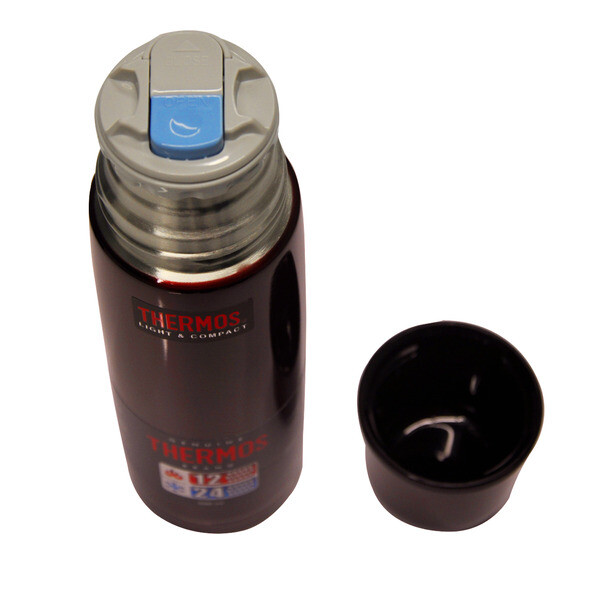 THERMOS TERMOS FBB-500 LIGHT & COMPACT 0,50L MIDNIGHT RED KAMP TERMOSU 185298 - 4